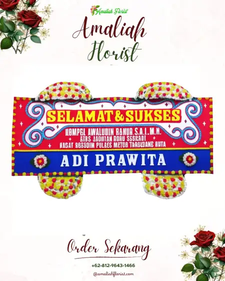 Papan Bunga Ucapan Selamat perak utara surabaya