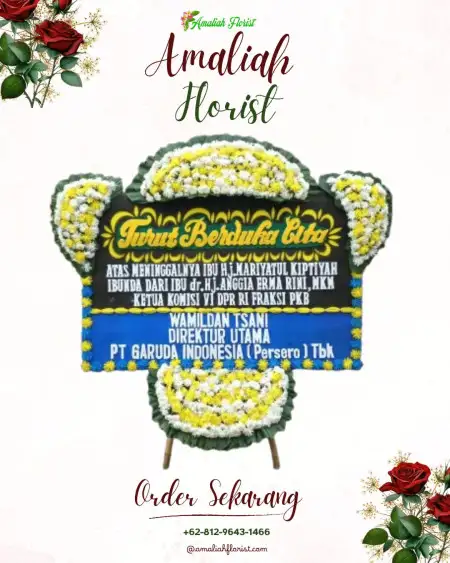 Papan Bunga Duka perak utara surabaya